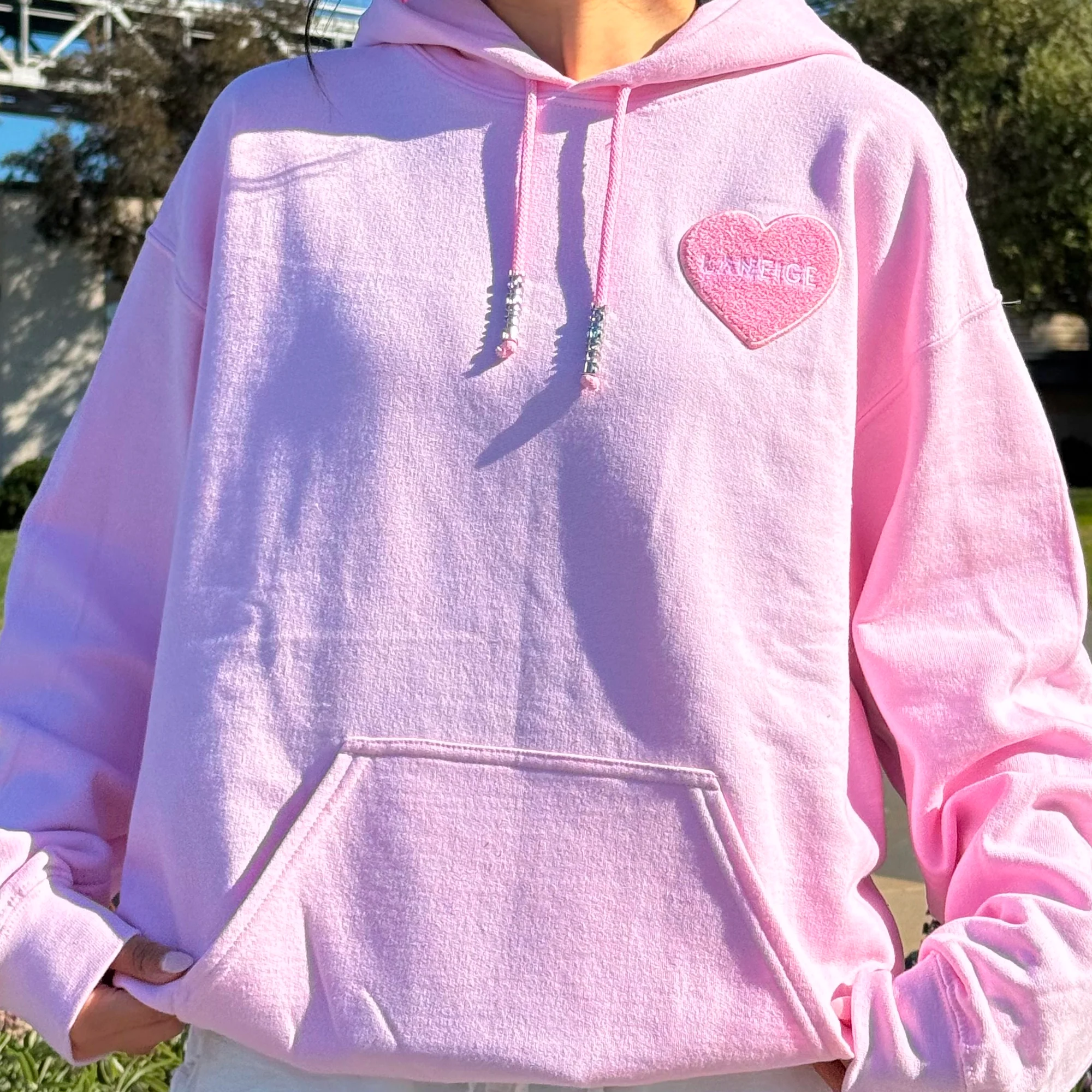 The Grove LA Pink Hoodie - Image 12