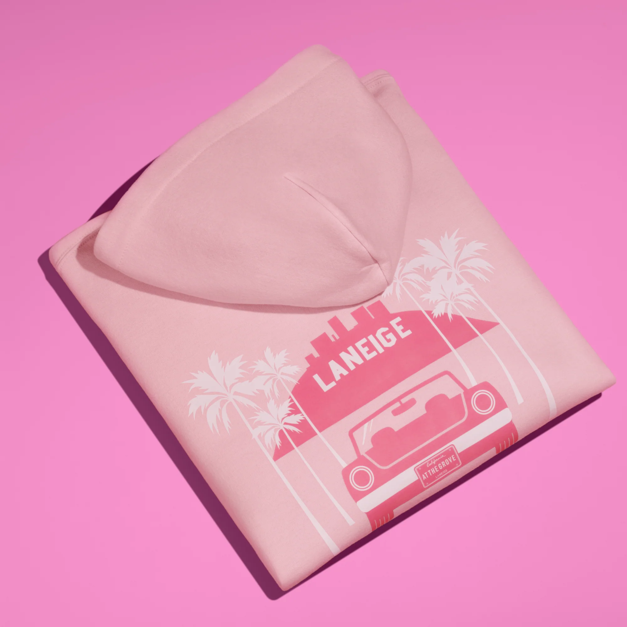 The Grove LA Pink Hoodie - Image 4